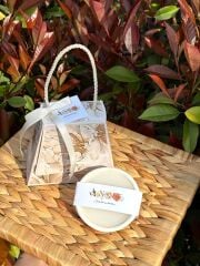 ANNELER GÜNÜ ÖZEL TEK FİTİLLİ LİNA MUM- ÇANTALI