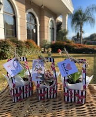 ANNELER GÜNÜ ÖZEL ÇANTALI MİX (ÇİÇEK DESENLİ)