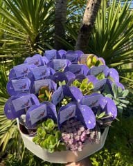 LİLA SÜSLEMELİ MİX